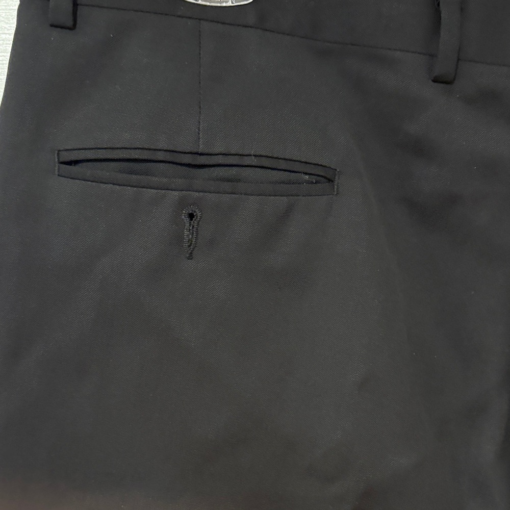 Jos. A. Bank Black Men's Dress Pants - Classic Flat Front 40x31” - Picture 4 of 5